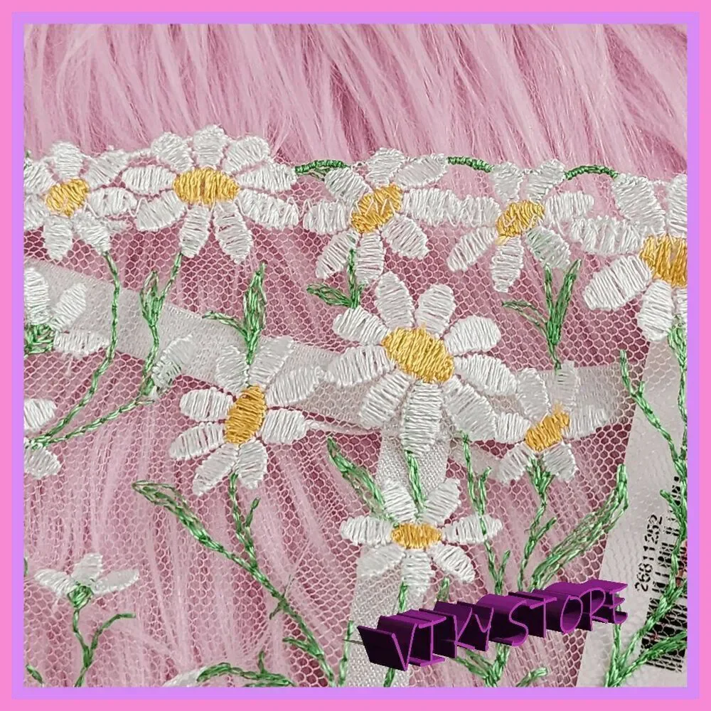 💖 NWT Victoria’s Secret Dream Angels Mesh Floral String Bikini Small #7258 💖